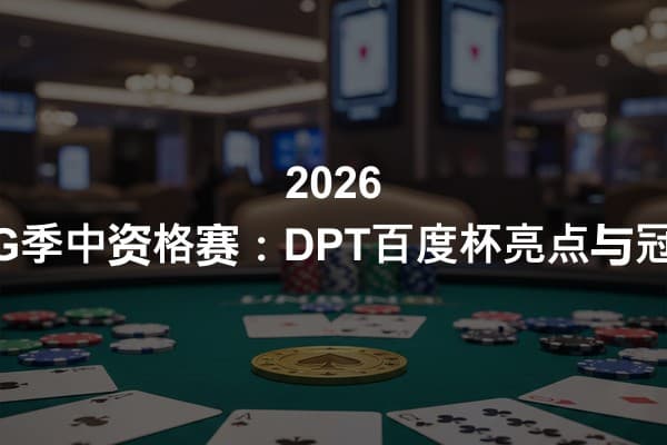 2026 IPG季中资格赛：DPT百度杯亮点与冠军