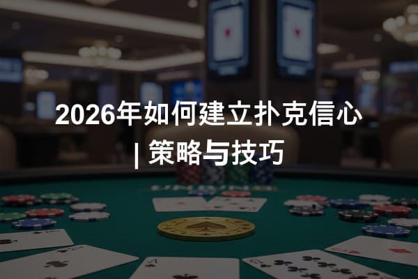 2026年如何建立扑克信心 | 策略与技巧
