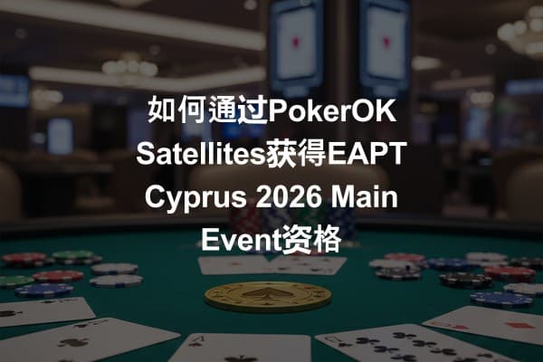 如何通过PokerOK Satellites获得EAPT Cyprus 2026 Main Event资格