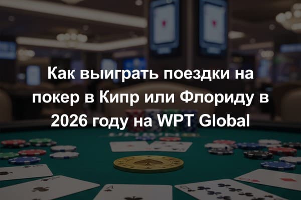 Как выиграть поездки на покер в Кипр или Флориду в 2026 году на WPT Global