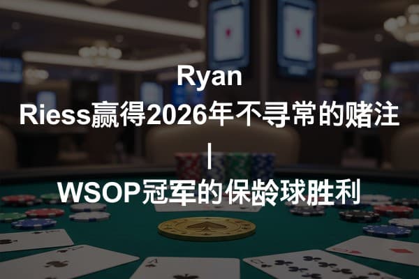 Ryan Riess赢得2026年不寻常的赌注 | WSOP冠军的保龄球胜利