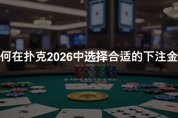 如何在扑克2026中选择合适的下注金额