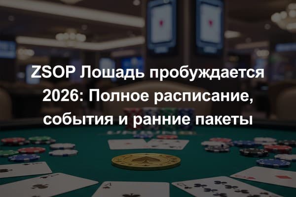 ZSOP Лошадь пробуждается 2026: Полное расписание, события и ранние пакеты
