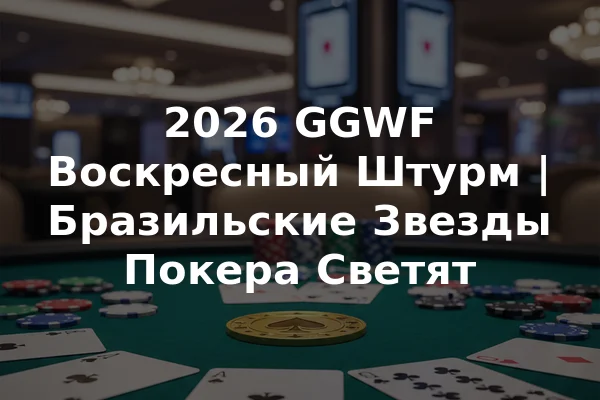 2026 GGWF Воскресный Штурм | Бразильские Звезды Покера Светят