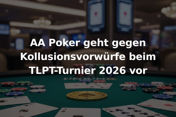 AA Poker geht gegen Kollusionsvorwürfe beim TLPT-Turnier 2026 vor