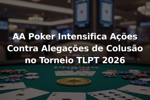 AA Poker Intensifica Ações Contra Alegações de Colusão no Torneio TLPT 2026