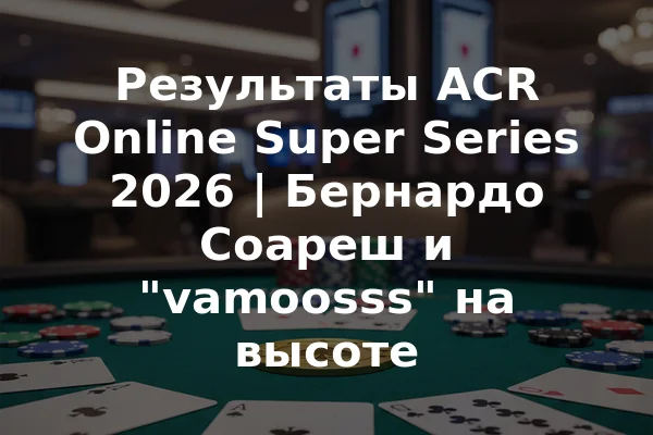 Результаты ACR Online Super Series 2026 | Бернардо Соареш и "vamoosss" на высоте