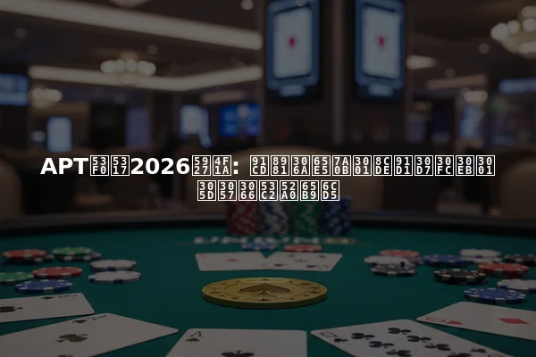 APT台北2026大会: 重要な日程、賞金プール、そして参加方法