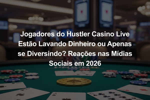 Jogadores do Hustler Casino Live Estão Lavando Dinheiro ou Apenas se Diversindo? Reações nas Mídias Sociais em 2026