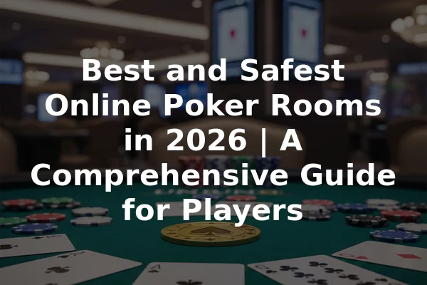Best and Safest Online Poker Rooms in 2026 | A Comprehensive Guide for Players