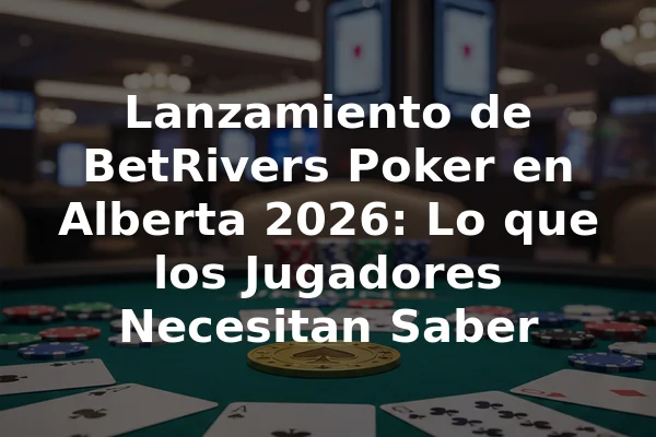 Lanzamiento de BetRivers Poker en Alberta 2026: Lo que los Jugadores Necesitan Saber