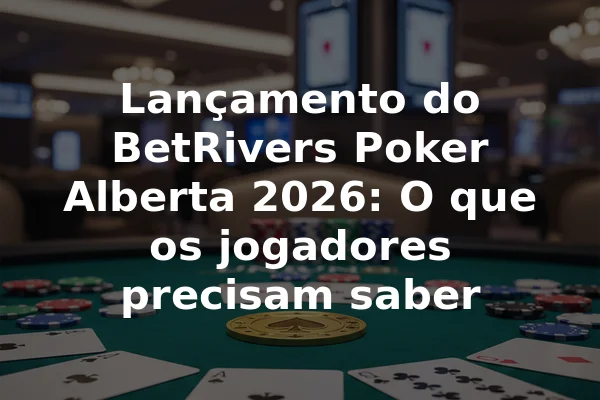 Lançamento do BetRivers Poker Alberta 2026: O que os jogadores precisam saber