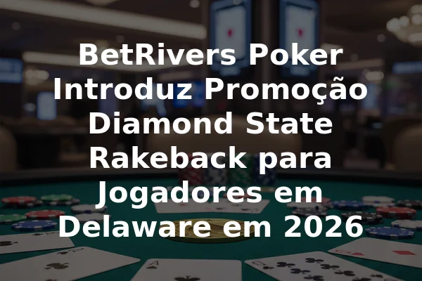 BetRivers Poker Introduz Promoção Diamond State Rakeback para Jogadores em Delaware em 2026