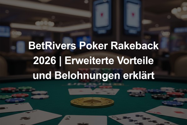 BetRivers Poker Rakeback 2026 | Erweiterte Vorteile und Belohnungen erklärt