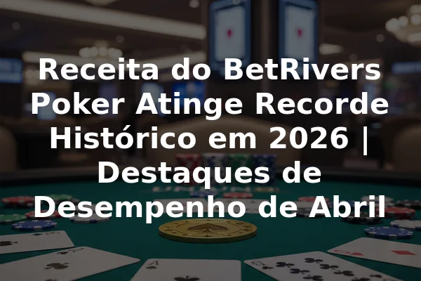 Receita do BetRivers Poker Atinge Recorde Histórico em 2026 | Destaques de Desempenho de Abril
