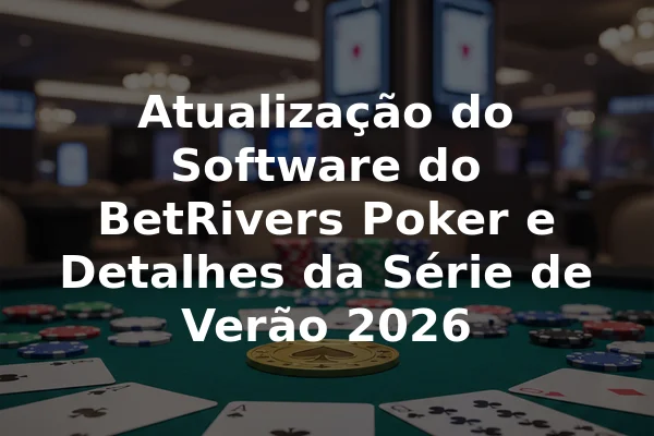 Atualização do Software do BetRivers Poker e Detalhes da Série de Verão 2026