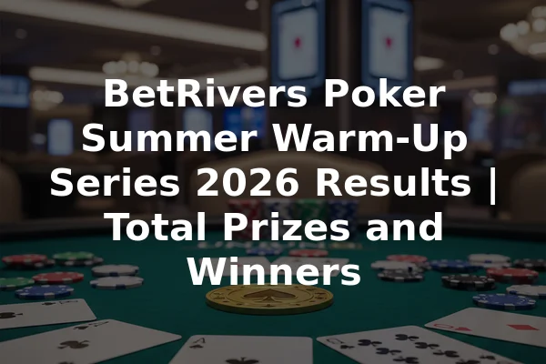 BetRivers Poker Summer Warm-Up Series 2026 Results | Total Prizes and Winners