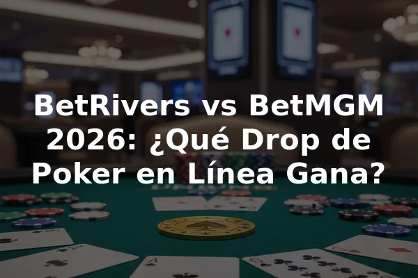 BetRivers vs BetMGM 2026: ¿Qué Drop de Poker en Línea Gana?