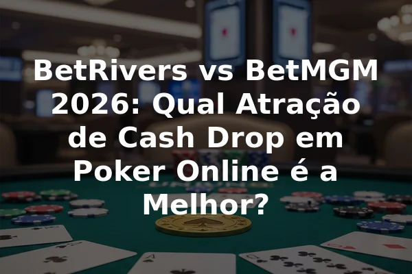 BetRivers vs BetMGM 2026: Qual Atração de Cash Drop em Poker Online é a Melhor?