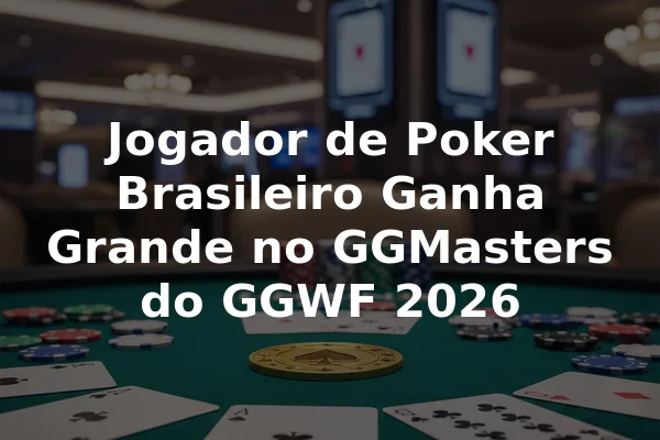 Jogador de Poker Brasileiro Ganha Grande no GGMasters do GGWF 2026