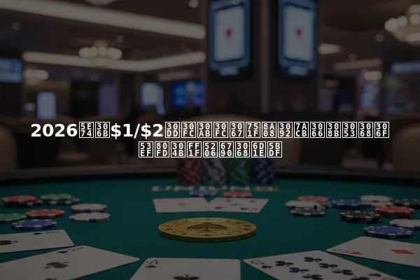 2026年に$1/$2ポーカーで生計を立てることは可能か？分析と洞察