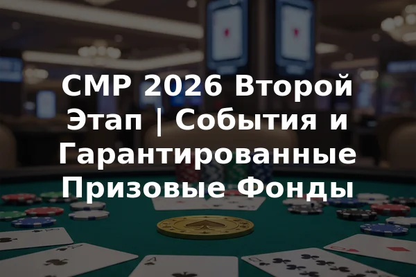 CMP 2026 Второй Этап | События и Гарантированные Призовые Фонды