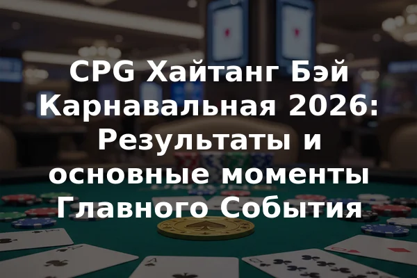 CPG Хайтанг Бэй Карнавальная 2026: Результаты и основные моменты Главного События