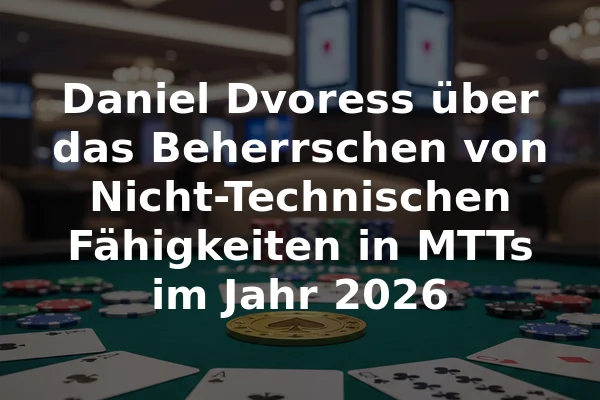 Daniel Dvoress über das Beherrschen von Nicht-Technischen Fähigkeiten in MTTs im Jahr 2026
