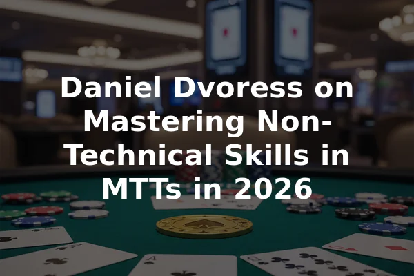 Daniel Dvoress on Mastering Non-Technical Skills in MTTs in 2026