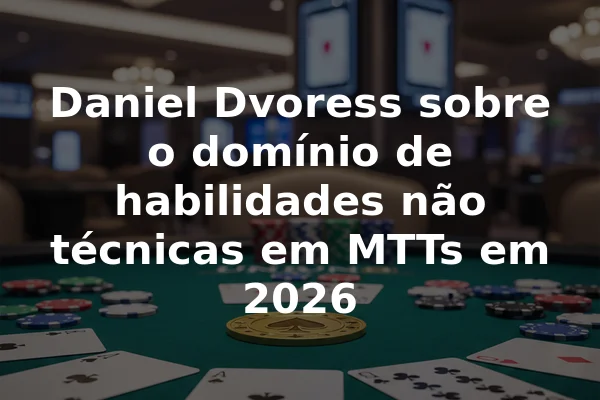 Daniel Dvoress sobre o domínio de habilidades não técnicas em MTTs em 2026
