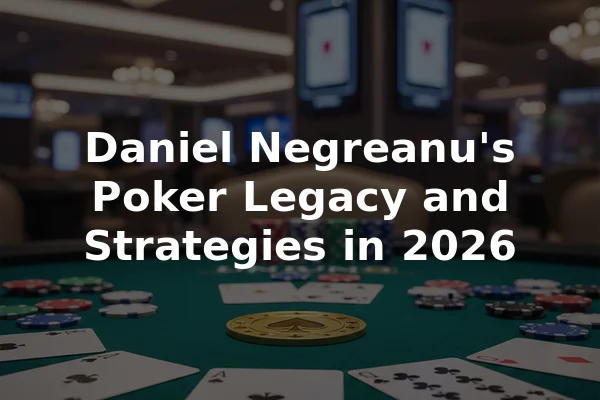 Daniel Negreanu's Poker Legacy and Strategies in 2026