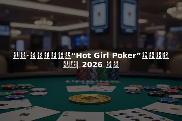 凯莉·詹娜是否通过“Hot Girl Poker”革新了扑克？| 2026 更新