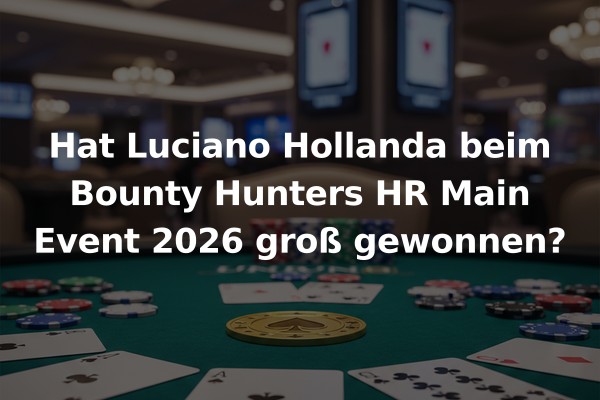 Hat Luciano Hollanda beim Bounty Hunters HR Main Event 2026 groß gewonnen?