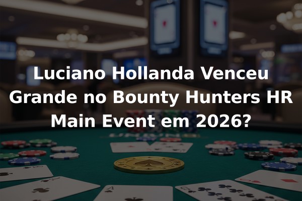 Luciano Hollanda Venceu Grande no Bounty Hunters HR Main Event em 2026?