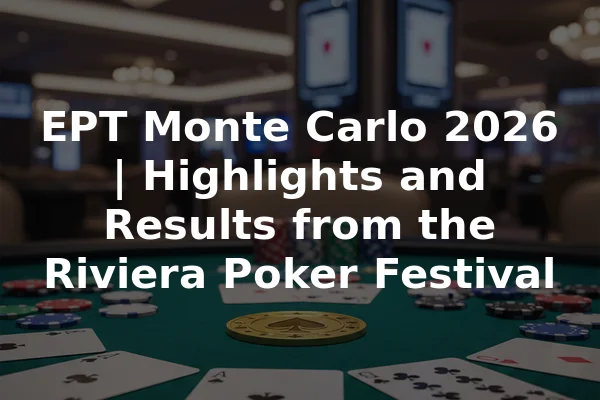 EPT Monte Carlo 2026 | Highlights and Results from the Riviera Poker Festival