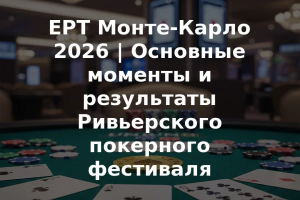 EPT Монте-Карло 2026 | Основные моменты и результаты Ривьерского покерного фестиваля