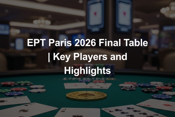 EPT Paris 2026 Final Table | Key Players and Highlights