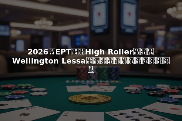 2026年EPT巴黎High Roller结果：Wellington Lessa的决赛桌成绩及完整奖金分配