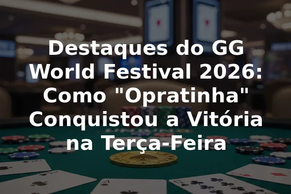 Destaques do GG World Festival 2026: Como "Opratinha" Conquistou a Vitória na Terça-Feira