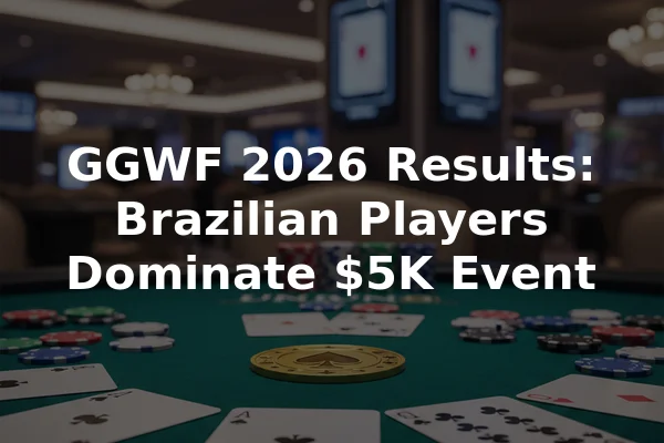 GGWF 2026 Results: Brazilian Players Dominate $5K Event