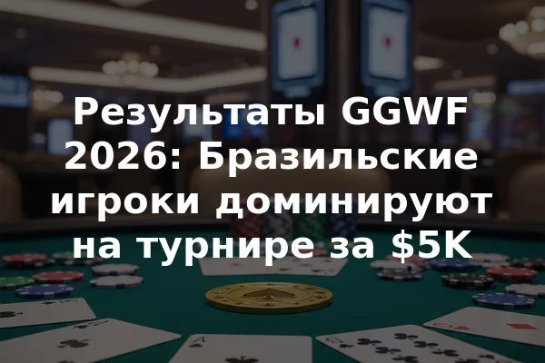 Результаты GGWF 2026: Бразильские игроки доминируют на турнире за $5K