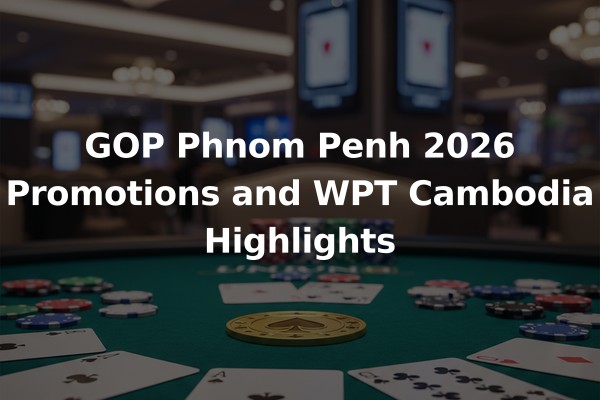 GOP Phnom Penh 2026 Promotions and WPT Cambodia Highlights