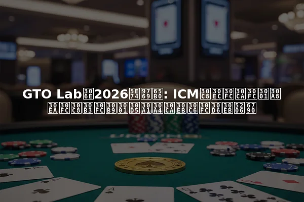 GTO Labの2026年革新: ICMトレーナー、エリートコース、ファイナルテーブル分析