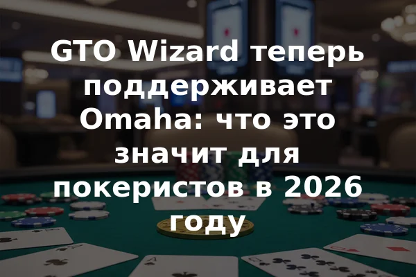 GTO Wizard теперь поддерживает Omaha: что это значит для покеристов в 2026 году