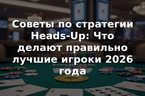 Советы по стратегии Heads-Up: Что делают правильно лучшие игроки 2026 года