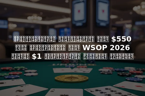 एंड्रयू शेल्टन ने $550 की एंट्री से WSOP 2026 में $1 मिलियन कैसे जीते