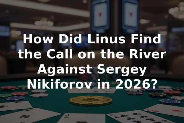 How Did Linus Find the Call on the River Against Sergey Nikiforov in 2026?
