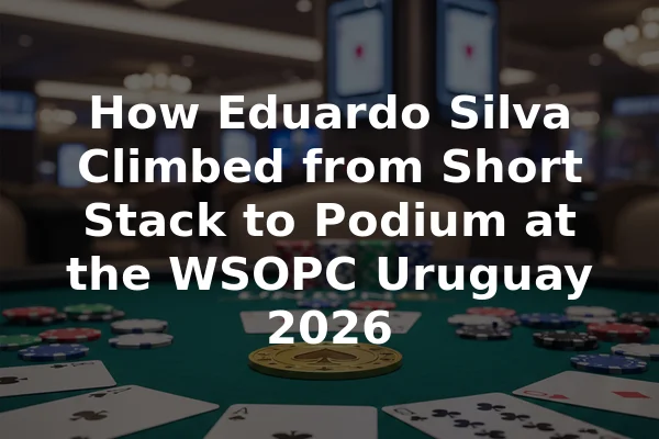 How Eduardo Silva Climbed from Short Stack to Podium at the WSOPC Uruguay 2026