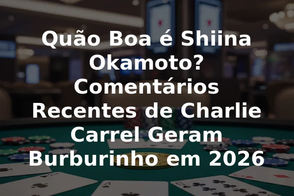Quão Boa é Shiina Okamoto? Comentários Recentes de Charlie Carrel Geram Burburinho em 2026