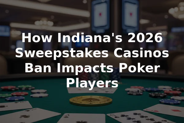How Indiana's 2026 Sweepstakes Casinos Ban Impacts Poker Players